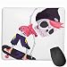 Produktbild Skater Skeleton Riding Skateboard Quality Comfortable Game Base Mouse Pad with Stitched Edges Size 11.81 * 9.84 Inch