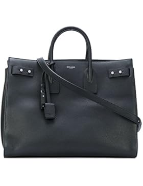 Saint Laurent Herren 478167DTI0E1000 Schwarz Leder Aktentasche