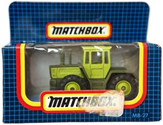 Vintage 1990 Matchbox 1:64 Scale Die-Cast MB-27 Farm Yard Tractor Replica Vehicle Mint Condition In The Original Box Shop Stock Room Find