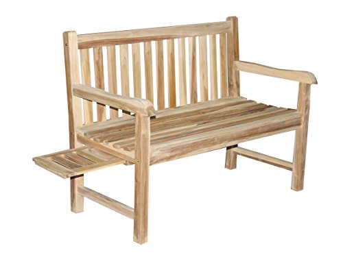 2-Sitzer Bank Gartenbank Montreal Holzbank ca. 120 cm Teakholz