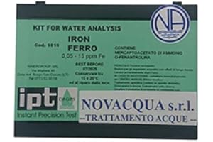 NA NOVACQUA® Kit Analisi Ferro (0,05-15 Ppm)