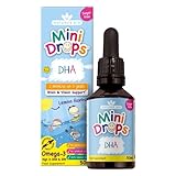 Natures Aid DHA Omega-3 Mini Drops for Infants and Children, Sugar Free, 50 ml