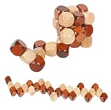 Lewo Holz 3D Rätsel Würfel Puzzles Soma Puzzle Spiel für Erwachsene Kinder - 2