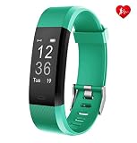 Arbily Fitness Armband mit Pulsmesser Aktivitätstracker Wasserdicht Schrittzähler Armbanduhr Fitness Uhr mit Schlafmonitor Schrittzähler Kalorienzähler für Kinder Damen Herrn