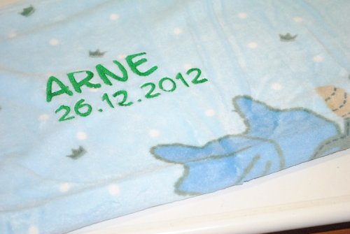 Wolimbo Flausch Babydecke mit Ihrem Wunsch-Namen und Motiv – personalisierte / individuelle Geschenke für Babys und Kinder zur Geburt, Taufe und Geburtstag – 75×100 cm für Mädchen und Jungen - 8