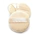6 PCS 60 X 15mm Velvet Round Shaped Loose Powder Puff with Satin Ribbon Band Soft Makeup Cosmetic Sponge