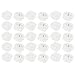 Produktbild sourcing map 30X Plastik 4mm Dmr Schnurschloss Doppel Loecher Schnur Verschluss Stopper DE