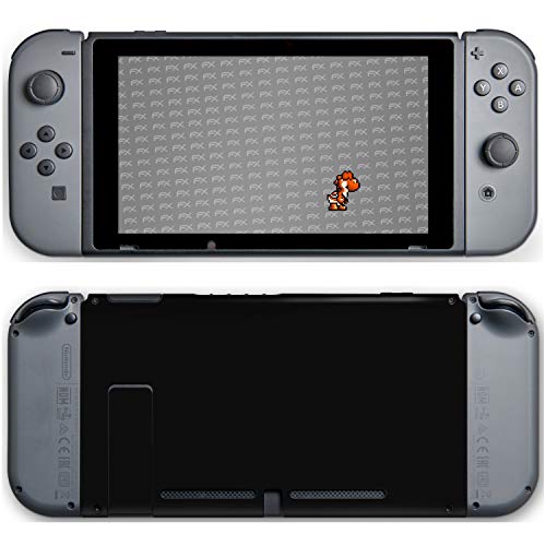 Preisvergleich Produktbild atFoliX Skin kompatibel mit Nintendo Switch, Designfolie Sticker (FX-Velvet-Black), Matte Oberfläche