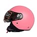 Produktbild Tank · TK-701 „Romantic pink (pink) · Jethelm · Motorrad Retro Motorrad Jet Pilot Roller · ECE-Zertifiziert · Visier · Click-n-Secure ™,XL61~62cm