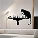 Produktbild Cchpfcc Katze Schach Spielen Mit Maus Wandaufkleber Home Decor Vinyl Abnehmbare Kreative Wandtattoos Tiere Selbstklebende Tapete 57 * 86 Cm