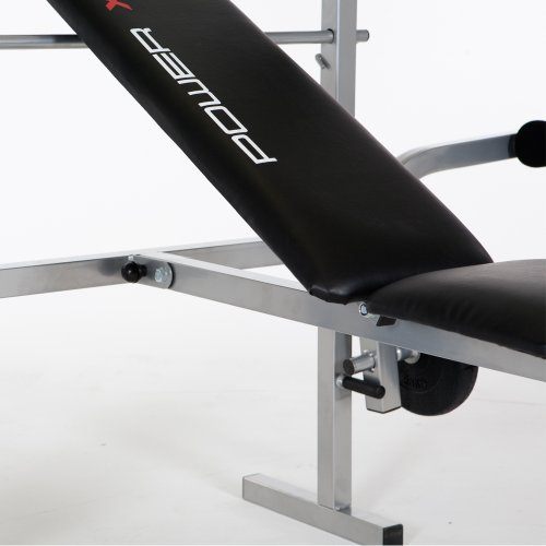 HAMMER Hantelbank POWER XT % Sonderpreis statt EUR 299,90 | Inkl. 25 kg Gewichte - 6