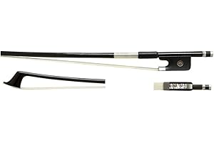 Gewa 404790080 Archetto Violoncello Carbon Student 4/4, Crini Naturali, Occhio in Madreperla