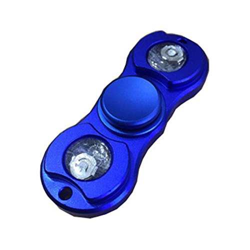 Centrawin Fidget Hand/Finger Spinner with light, Aluminium Alloy EDC Spinner Toy Great Gift (Blue) Centrawin Fidget Hand/Finger Spinner with light, Aluminium Alloy EDC Spinner Toy Great Gift (Blue)