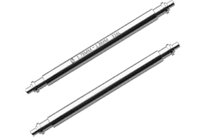 masar 6 a 44mm Premium Ø 1.78mm / 2.0mm / 2.5mm – Anse, Barre, Barrette a molla per Cinturino Orologio - Spring Bars - Inox 316L - 2 o 4 Pcs - (Leggi la descrizione)