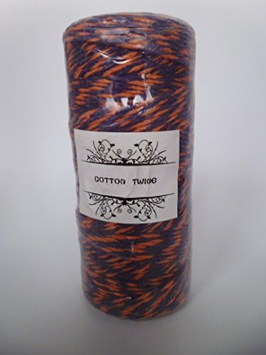 135m Spool Bakers Twine ~ 8 Ply ~ 100% Cotton ~ Purple and Orange