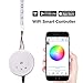 Produktbild Sunix® RGB / RGBW-Kontroller, 12-24V Mini Wireless WiFi LED-Streifen-Licht-Kontroller mit Fernbedienung Funktion für iOS und Android Smartphones (Nicht enthalten Adapter)