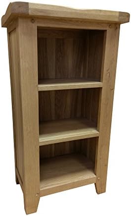 Westminster Rustic Oak Small Narrow Bookcase