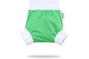 ‎PETIT LULU Petit Lulu Überhose (Schlupfüberhose) Größe XL (13kg +) für Höschenwindeln und Nachtwindeln (Grün)