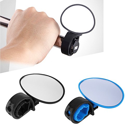Delmkin Fahrradspiegel 2pcs Fahrradlenker Rückspiegel – 360-Grad-Drehung - 6