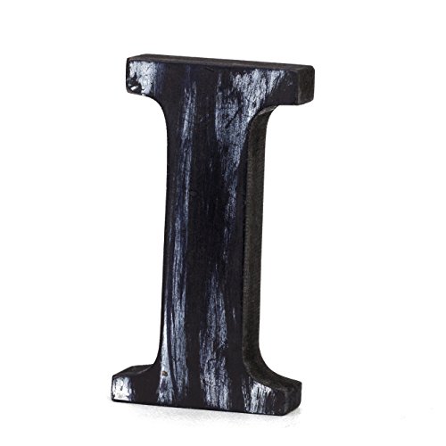 Shabby Chic I Free-Standing Letra del alfabeto de madera vintage grand