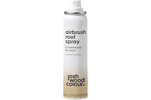 JOSH WOOD COLOUR Josh Wood Airbrush (Champagne) - Root Spray Covers Easily and Quickly Grey Roots - Instant Coverage - Lasts up to 1 wash - Vegan-friendly (75ml)