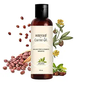 Smyan Jojoba Oil For Skin And Hair - Cold Pressed Virgin & Unrefined - 100ml