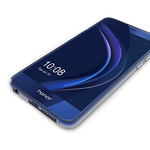 iVoler Funda Huawei Honor 8  Slim Fit Huawei Honor 8 Funda Carcasa Case Bumper con Absorci  n de Impactos y Anti-Ara  azos Espalda Case Cover para Huawei Honor 8 - Transparente