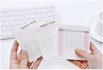 SUxian Weekly Plan Notebook Sticky Note Stationery Office School Supplies