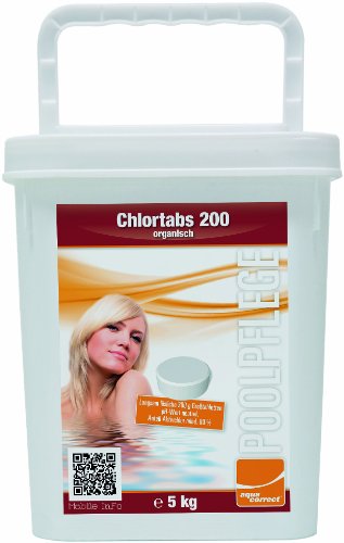 Steinbach Poolchemie Chlortabs organisch, Aquacorrect, 200 g / 5 kg