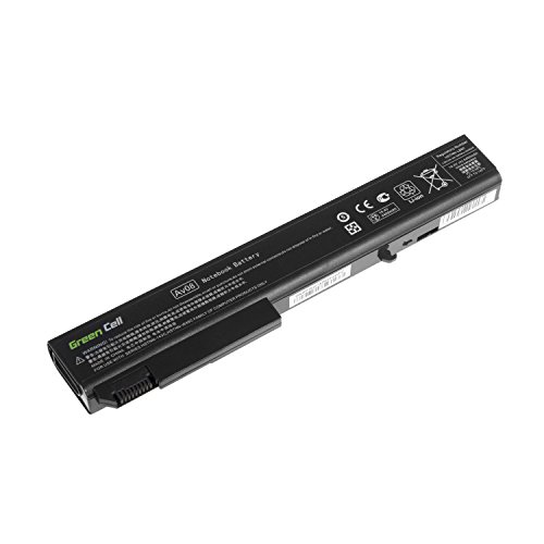 Green Cell® Standard Serie HSTNN-LB60 HSTNN-OB60 Laptop Akku für HP EliteBook 8530p 8530w 8540p 8540w 8730w 8740w (8 Zellen 4400mAh 14.8V Schwarz) - 2