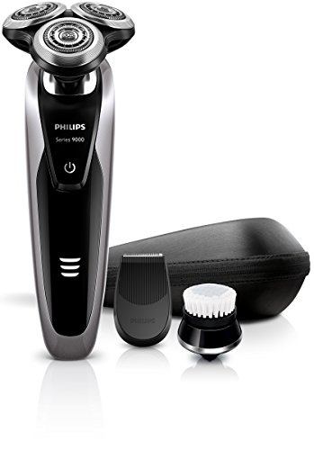 Philips S9111/43 Series 9000 Wet/Dry Shaver with Smart Click Precision Trimmer and Cleansing Brush