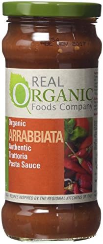 Real Organic Foods Company Arrabbiata Pasta Cooking Sauce 350 g (Pack of 6)