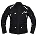 Produktbild HWK Textil lang Motorrad Jacke Cordura Motorrad Jacke Fell 100% wasserdicht CE und 1 Jahr Garantie. XXL schwarz