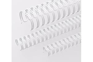 FALAMBI RENZ Drahtbinderücken 2:1 Teilung, STARTERSET 2:1, 6,9-22,0 mm, weiß