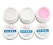9 Pots X Professional Nail Art UV Builder Gel 3 Colors Clear/Pink/White