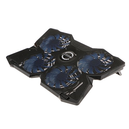 Baoblae LED Adjustable Stand USB 4 Fan Cooling Cooler Pad for 10