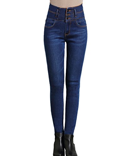 Sentao Womens Plus Size Slim Fit Thermal Fleece Lined Jeggings