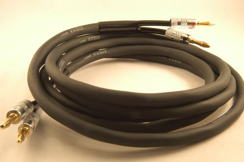 Preisvergleich Produktbild Piega 2,5m HighEnd Lautsprecherkabel Opus3 mit Nakamichi Bananenstecker