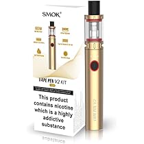 elfbar nachfüll pod läuft aus SMOK VAPE PEN V2 Refillable Vape Kit [Gold]