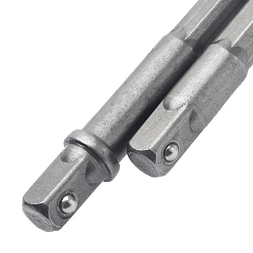 8Pcs Treiber Bohrer Hex Schaft Sockeladapter Set 1/4″ 3/8″ 1/2″ Bar Bits - 6