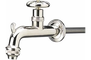 INCONNU RUBINETTO IN OTTONE CROMATO BEL-FER FONTANE GIARDINO