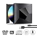 Produktbild Externes CD DVD Laufwerk USB Type C, Tragbar 2 in 1 USB 3.0 und USB Type C CD DVD Brenner Extern Player für Windows 10 7/8 / Vista / XP / Mac OS Linux, Laptop, PC