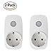Produktbild WiFi Smart Plug Funktioniert Mit Power Meter Monitor Steckdose WiFi Power Steckdose Smart Remote Wireless Controller (EU),B