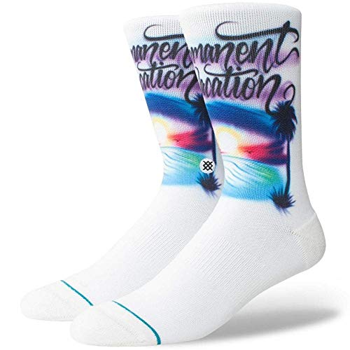 Preisvergleich Produktbild Stance Airbrush Vacation Crew Socks - Green Large