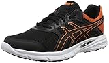  ASICS Herren Gel-Excite 5 Laufschuhe, Schwarz (Black/Shocking Orange 001), 44 EU