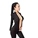 Produktbild Frauen Sexy Bodysuit, Kingwo Damen Zipper Jumpsuit Langarm Geöffneter Gabelung Dessous Overalls