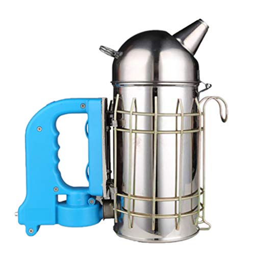 Preisvergleich Produktbild CPPK Bienen Smoker Hobbyimker,Transmitter,Bienenstock Bienenzucht mit Wärme-Shield-Schutz-Blaues elektrisches