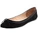 Produktbild Buffalo London 207-3562 KID SUEDE, Damen Geschlossene Ballerinas, Schwarz (BLACK 01), 38 EU