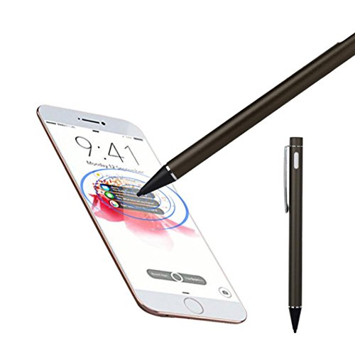 Bescita Screen Touch Pen Schreibkopf Stylus mit USB-Ladekabel für iPhone 6 / 6s Plus 7 / 7s Plus (Grau)