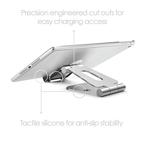 Desire2 View Aluminium Dual Rotatable Multi-Angle Desk Stand Universal for Tablets and Smartphones